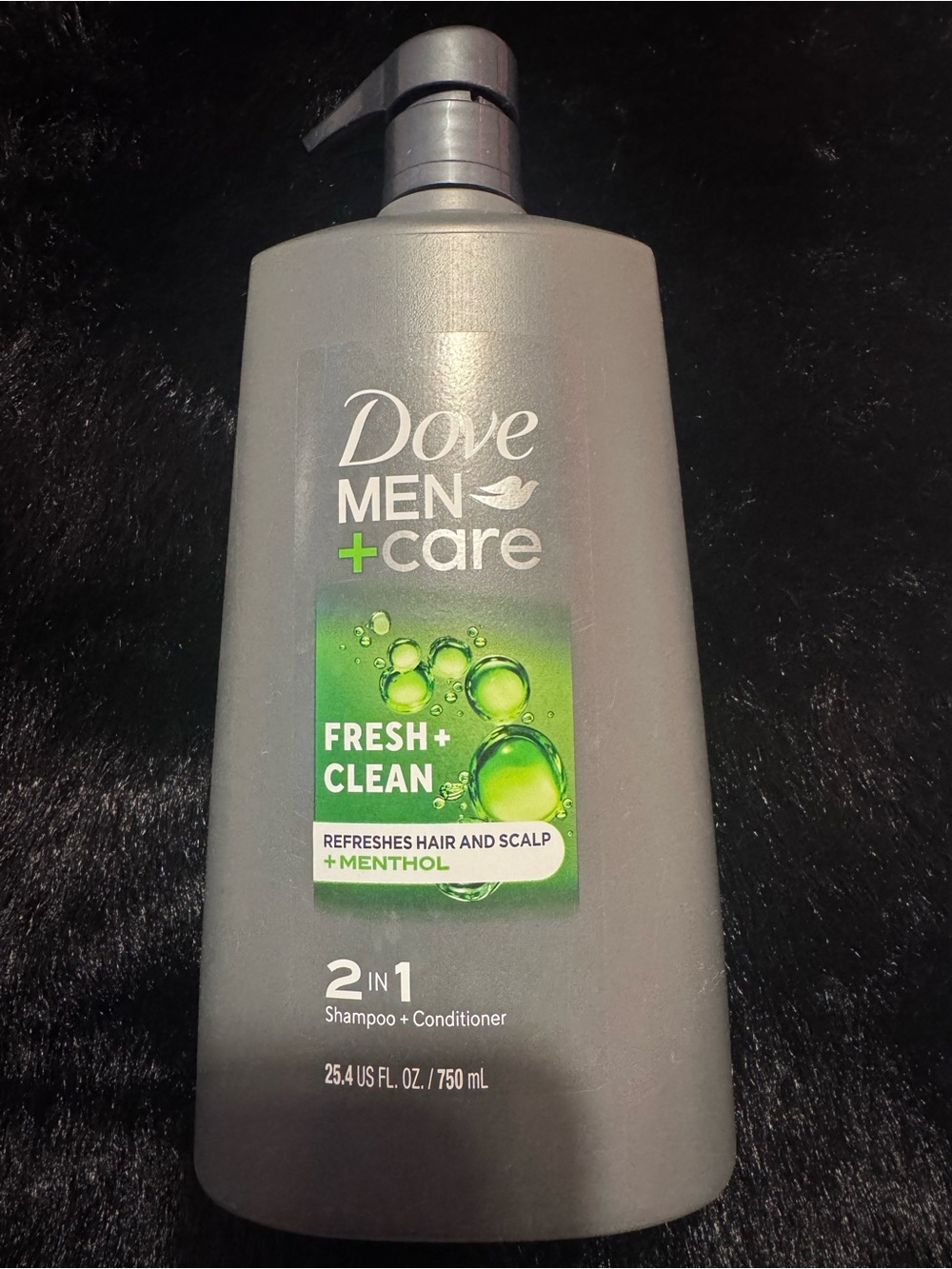 Dove Men+Care Fresh + Clean 2-in-1 Shampoo & Conditioner — Gray
